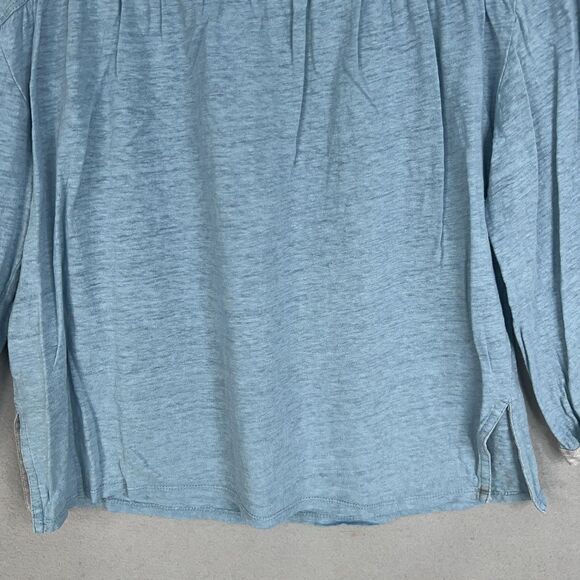 Poetry Shirt Womens US 10 Linen Minimalist Quiet Luxury Coastal Resort Preppy - Picture 10 of 14